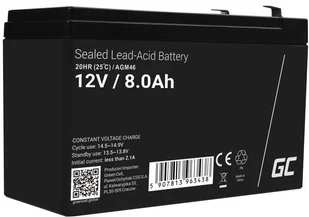 Green Cell Akumulator bezobsługowy AGM VRLA 12V 8Ah do systemów alarmowych i zabawek AGM46 - Baterie do zasilaczy awaryjnych UPS - miniaturka - grafika 2