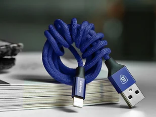 Baseus Kabel USB Baseus Baseus Oryginalny kabel Lightning iPhone Yiven 1,2m Navy Blue (25264-uniw) - Kable USB - miniaturka - grafika 7