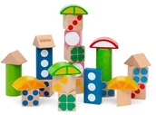 Klocki - Brio Kolorowe Drewniane Klocki 25szt - miniaturka - grafika 1