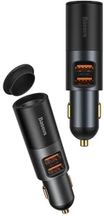Baseus Share Together ładowarka samochodowa 2x USB / gniazdo zapalniczki 120W Quick Charge Power Delivery szary (CCBT-D0G) - Ładowarki samochodowe - miniaturka - grafika 11