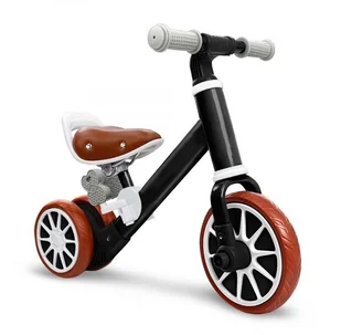 ECOTOYS Rower rowerek biegowy jeździk z pedałamiI 2w1 czarny 1186 - Jeździki dla dzieci - miniaturka - grafika 2