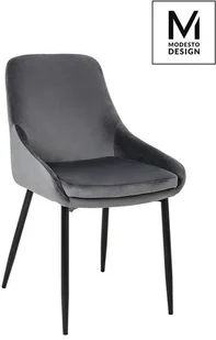 Modesto Krzesło Clover Velvet Czarny - Krzesła - miniaturka - grafika 5