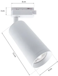 Milagro Milagro MICA WHITE track light 1xGU10 ML5711 - Lampy pozostałe - miniaturka - grafika 7