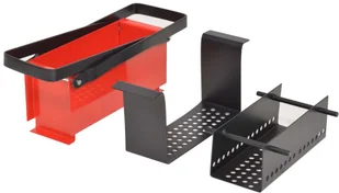 Vidaxl vidaXL Brykieciarka do papieru, 34x14x14 cm, czarno-czerwona vidaXL - Akcesoria kominkowe - miniaturka - grafika 4