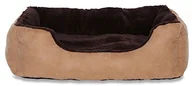 Legowiska dla psów - dibea Łóżko dla psa  poduszka dla psa  sofa dla psa z dwustronną poszewką na poduszkę (rozmiar i kolor do wyboru), brązowo-beżowy - miniaturka - grafika 1