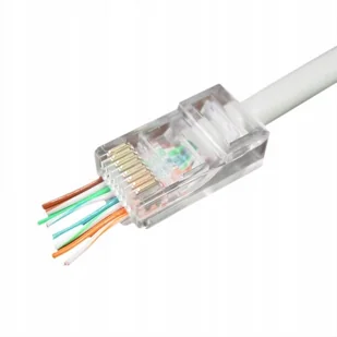 Gembird wtyk RJ45 przelotowy UTP kat 5e 8P8C 100-pak LC-PTU-01/100 - Wtyczki i adaptery - miniaturka - grafika 2