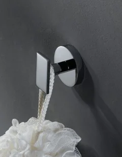 Blue Water Hugo haczyk pojedynczy chrom HUG-001 - Wieszaki łazienkowe - miniaturka - grafika 2