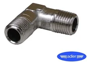 Akcesoria pneumatyczne - ADLER Łącznik typu ""L"", gwint zewnętrzny 1/2"" na gwint zewnętrzny 1/2"" - (0114.06) ADL_0114.06 - miniaturka - grafika 1