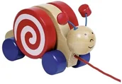 Zabawki interaktywne dla dzieci - Goki zabawka do ciagnięcia Ślimak - miniaturka - grafika 1