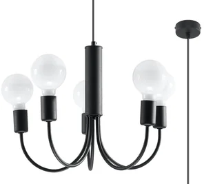 Sollux Piccolo lampa wisząca 5-punktowa SL.0855 - Lampy sufitowe - miniaturka - grafika 2