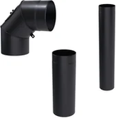 Akcesoria kominkowe - Zestaw Rur Przyłączeniowych Do Kominka fi 200 - miniaturka - grafika 1