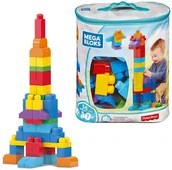 Klocki - Fisher Price Klocki Mega Bloks 80-elementów CYP72 - miniaturka - grafika 1