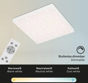 Briloner Gwieździste niebo LED Frameless CCT, 45x45cm - Lampy sufitowe - miniaturka - grafika 2