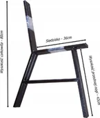 Pozostałe meble ogrodowe - Unimet Noga stalowa do ławki komplet 2szt NOGA ST LAW - miniaturka - grafika 1