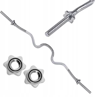 Gryf Mocno Łamany 120CM Gwintowany Sztanga 25MM - Gryfy - miniaturka - grafika 2