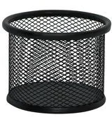 Q-CONNECT Pojemnik na przybory Office Set, metalowy, 90x68mm, czarny KF16571 - Przyborniki na biurko - miniaturka - grafika 2