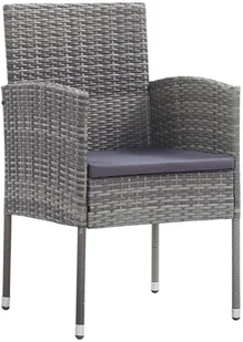 vidaXL 9-cz. zestaw mebli ogrodowych z poduszkami, polirattan, szary - Meble ogrodowe vidaXL 9-cz. zestaw mebli ogrodowych z poduszkami, polirattan, szary - Meble ogrodowe - miniaturka - grafika 18