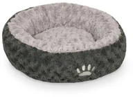 Legowiska dla psów - Nobby Łóżko komfort Donut seoli, ciemnoszary/jasnoszary, szary - miniaturka - grafika 1