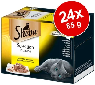 Sheba Zestaw tacki, 48 x 85 g - Classics + Warzywa, 12 x 85 g - Mokra karma dla kotów - miniaturka - grafika 2