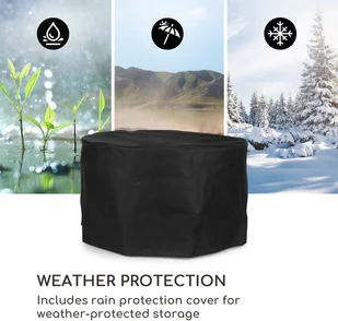 Blumfeldt Blumfeldt Fireball Rust, misa paleniskowa, śr. 60 cm, przechylna, wykończenie rdzawe GDI11-Fireball Rust - Paleniska ogrodowe - miniaturka - grafika 8