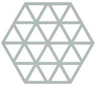 Pozostałe akcesoria kuchenne - Zone Denmark Zone podkładka pod gorące naczynia Hexagon trójkąty 16 x 14 cm silikonowa jasnozielony (371033) - miniaturka - grafika 1