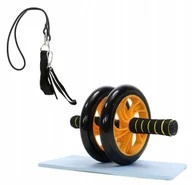 Pozostały sprzęt i akcesoria do ćwiczeń - Zipro Podwójne Do Ćwiczeń Mata + Gumy Ab Wheel - miniaturka - grafika 1