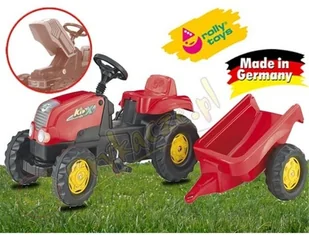 Rolly Toys Traktor RollyKid czerwony z przyczepą - Jeździki dla dzieci - miniaturka - grafika 6