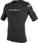 Pływanie - ONEILL wetsuits męska Basic Skins S/S Crew Rash Vest, czarny, l 3341-002-L - miniaturka - grafika 1