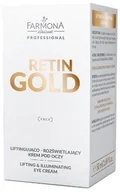 Kosmetyki pod oczy - Farmona Professional RETIN GOLD Liftingująco rozświetlający krem pod oczy 50ml PRO7036 - miniaturka - grafika 1