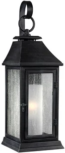 Feiss Ścienna LAMPA elewacyjna FE/SHEPHERD/2S Elstead zewnętrzna OPRAWA krople latarenka IP44 wyblakły cynk przezroczysta FE/SHEPHERD/2S - Lampy ogrodowe - miniaturka - grafika 2