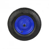 Akcesoria do urządzeń ogrodniczych - GEKO Koło do taczki wzmacniane 4.00-8 6PR niebieska felga 0282 G71019 - miniaturka - grafika 1