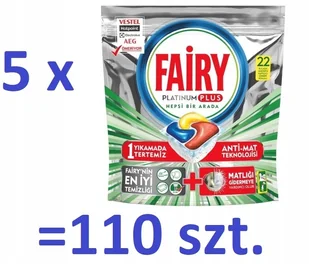 Fairy Platinum Plus Cytrynowe 110 szt. - Środki do zmywarek - miniaturka - grafika 2