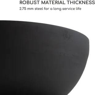 Blumfeldt Blumfeldt Savage 2.0 Rund, misa paleniskowa z grillem,  60 cm, stabilna podstawa, schowek na drewno GDI11-Sav2.0 Rund-BK - Paleniska ogrodowe - miniaturka - grafika 4