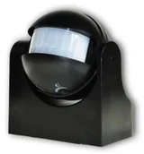 Czujniki ruchu i zmierzchu - Elkov Czujnik ruchu zewnętrzny CN 09 czarny - miniaturka - grafika 1