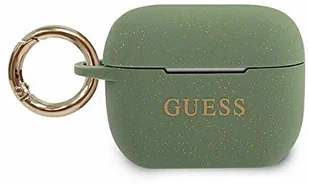 Guess Guess GUACAPSILGLKA Silikonowe etui AirPods Pro khaki GUACAPSILGLKA - Inne akcesoria audio-wideo - miniaturka - grafika 3