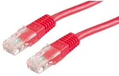 Patchcordy - Patchcord UTP kat.5e 0.5m czerwony) - miniaturka - grafika 1