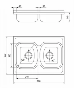 Deante Tango ZM6 020N - Zlewozmywaki - miniaturka - grafika 4