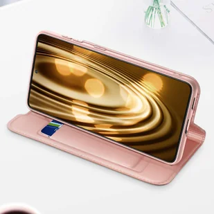 Dux Ducis Etui ochronne z klapką Skin Pro skórzane do Samsung Galaxy S22 Plus Różowe 12396X7 - Etui i futerały do telefonów - miniaturka - grafika 14