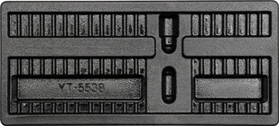 Yato WKŁAD DO SZUFLADY NA ZESTAW BITÓW PUSTY DLA YT-5538 YT-55381 - Szafy i regały magazynowe - miniaturka - grafika 2