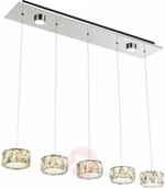 Lampy sufitowe - Globo Lighting Oświetlenie Amur Lampa Wisząca LED Chrom, 1-punktowy 49350-52H - miniaturka - grafika 1