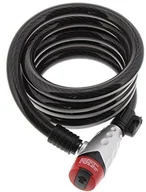 Zabezpieczenia do roweru - Burg Wächter spirala zapięcie liny, otworu na klucze dach składany, cylinder, paski refleksyjne na długopis, 2 klucze, długość: 180 cm, 1650 180 Reflex 1650 180 Reflex - miniaturka - grafika 1