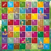 Pomoce naukowe - Węże i drabiny - gra podłogowa ZP005 - miniaturka - grafika 1