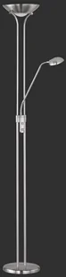 Reality Leuchten lampa stojąca, żarówki SMD-LED 20 W, 5 W w zestawie, odrębna regulacja ściemniacza światła lampy głównej oraz bocznej lampki, wysokość 180 cm R42292107 - Lampy stojące - miniaturka - grafika 2