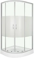 Kabiny prysznicowe - Novoterm Memphis 100×80 - miniaturka - grafika 1
