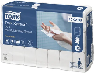 TORK Ręcznik papierowy Premium składany 4 panelowy 2w celuloza TAD+ celuloza 2310 szt./kart system H2 100288 - Ręczniki papierowe - miniaturka - grafika 2