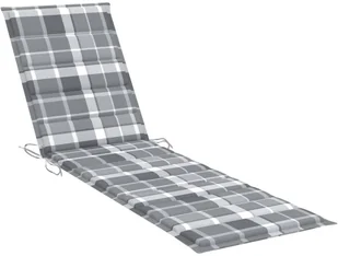 vidaXL Leżak ze stolikiem i poduszką, lite drewno tekowe 3063035 - Leżaki ogrodowe - miniaturka - grafika 12