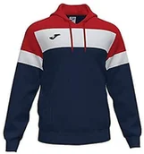 Bluzy sportowe męskie - Joma Joma Bluza męska Crew Iv niebieski granatowy / czerwony 4XS 101544.336 - miniaturka - grafika 1