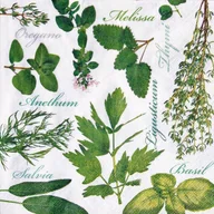 Folia, papier śniadaniowy, serwetki - PAW DECOR COLLECTION Serwetki HERBAL TASTE PAW DECOR COLLECTION - miniaturka - grafika 1