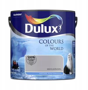 Dulux Dulux Kolory Świata 2,5L Szara Poświata farba mato - Farby zewnętrzne Dulux Dulux Kolory Świata 2,5L Szara Poświata farba mato - Farby zewnętrzne - miniaturka - grafika 1