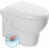 Miski WC - Aqualine ABSOLUTE WC miska zawieszana Rimless 50x35 cm biała 10AB02002 - miniaturka - grafika 1